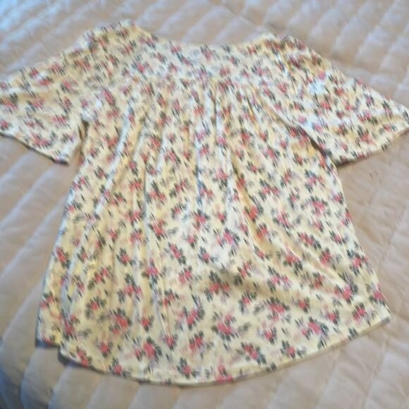 Lucky Brand Floral Button-Down Blouse S/P - Picture 3 of 6